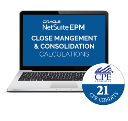 NetSuite EPM: Close Management and Consolidation (FCC) Calculations On Demand fnc-01