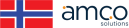 Keyteach logo featuring the Norway Flag next to the word 'AMCO' in blue text.